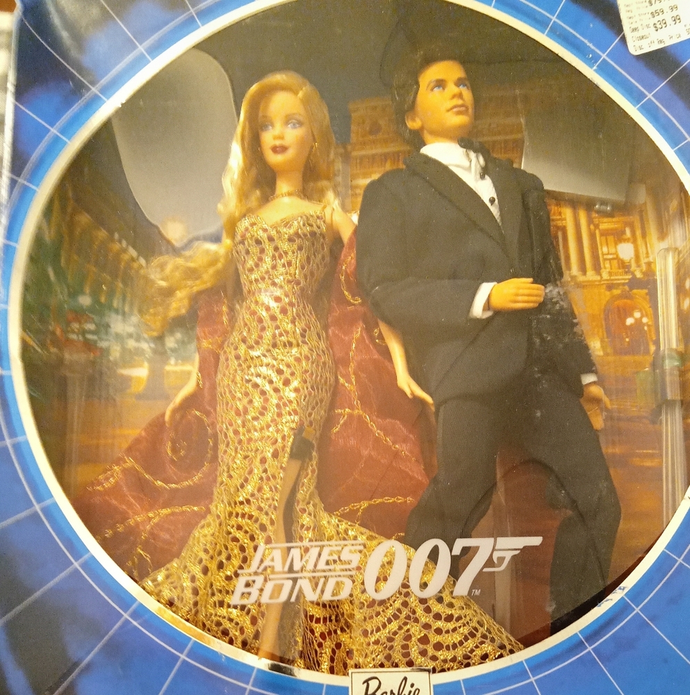 1993 Vintage Barbie and Ken as James Bond 007